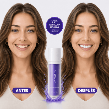 Purple Toothpaste V34 | Blanqueador Dental Corrector de Color